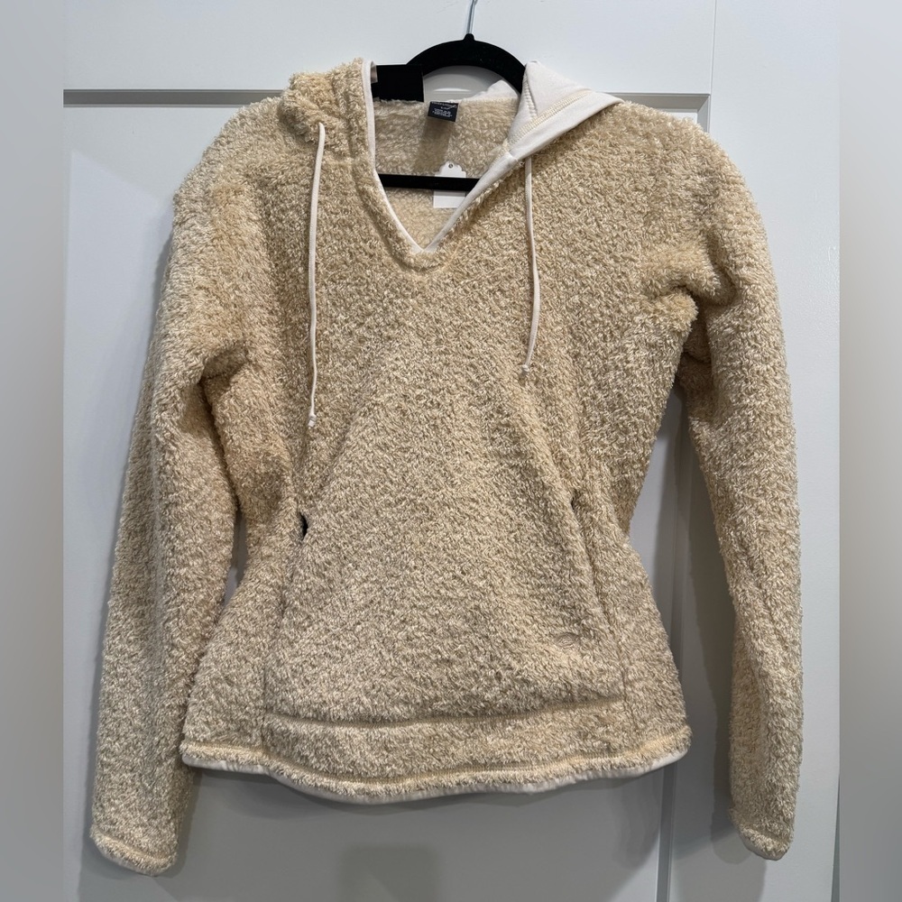 Mountain Hardwear Monkeyman Sherpa Fleece Hooded Pullover Jacket Women S Cozy - Picture 1 of 7